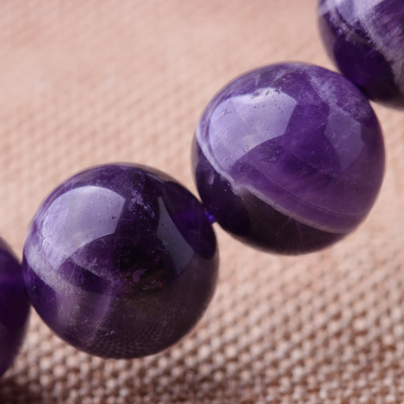Amethyst 8mm Natural Stone Bracelet