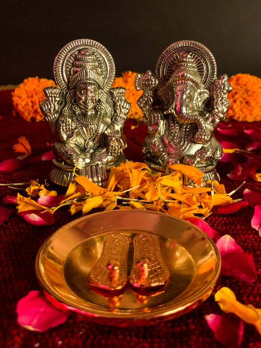 Ganesha And Lakshmi Idols