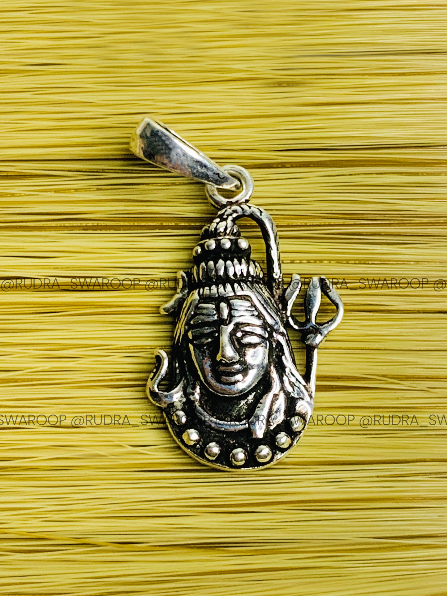 Sterling Silver Lord Shiva Pendant