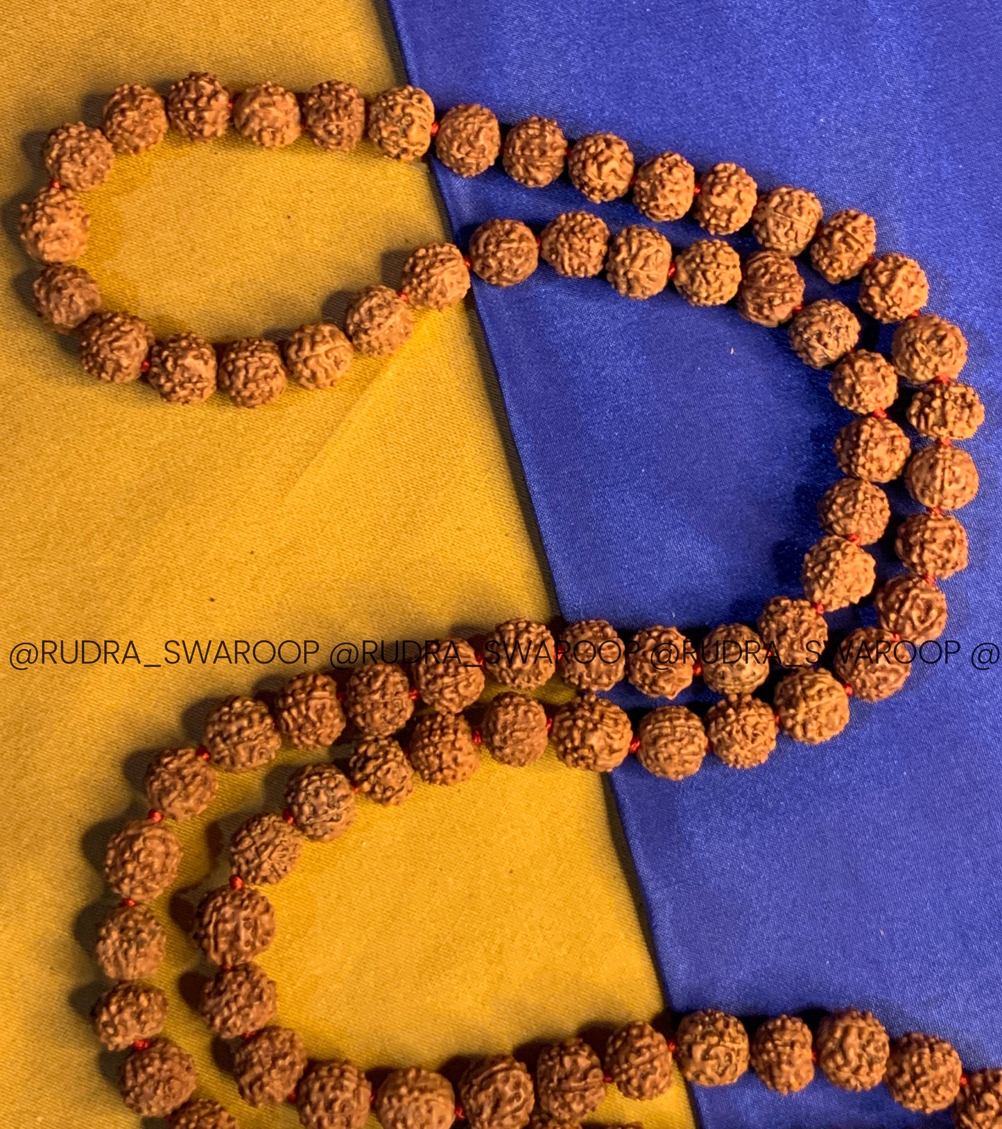 7 Mukhi Rudraksha Mala in Premium Quality
