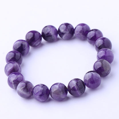 Amethyst 8mm Natural Stone Bracelet