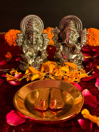 Ganesha And Lakshmi Idols
