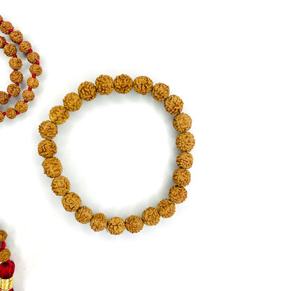 Rudraksha Mala and Rudraksha Bracelet Combos