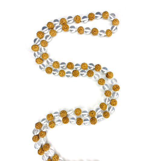 Rudraksha Sphatik Mala and bracelet