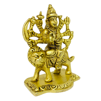 Durga Maa in Brass for pooja ghar