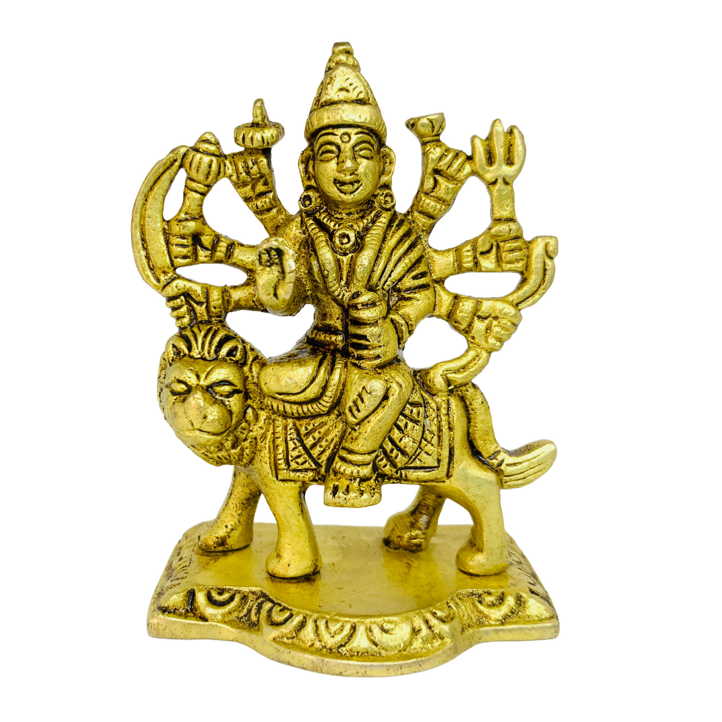 Durga Maa in Brass for pooja ghar