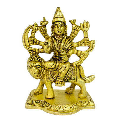 Durga Maa in Brass for pooja ghar