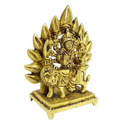 Durga Maa in Brass for pooja place