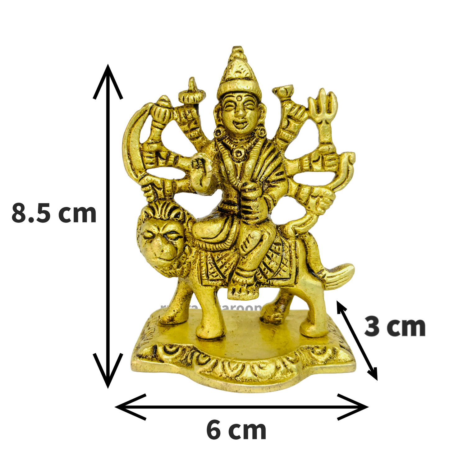 Durga Maa in Brass for pooja ghar