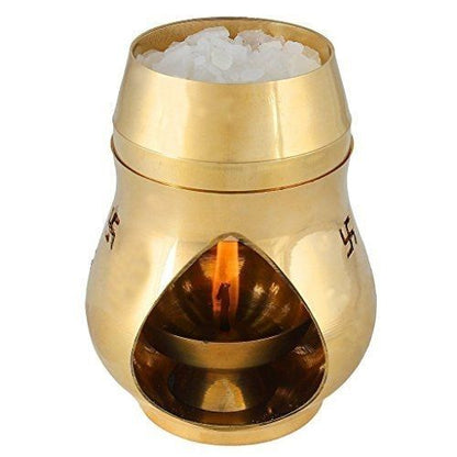 Brass Aroma Incense Burner (CAMPHOR LAMP)