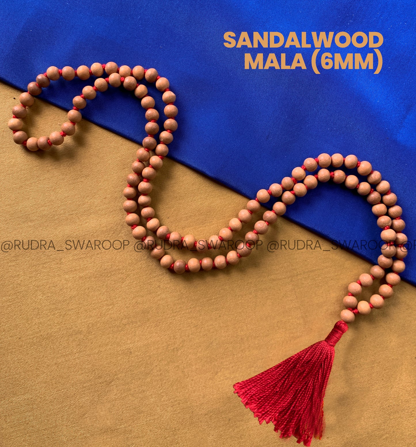 Sandalwood mala 6mm in Premium Quality