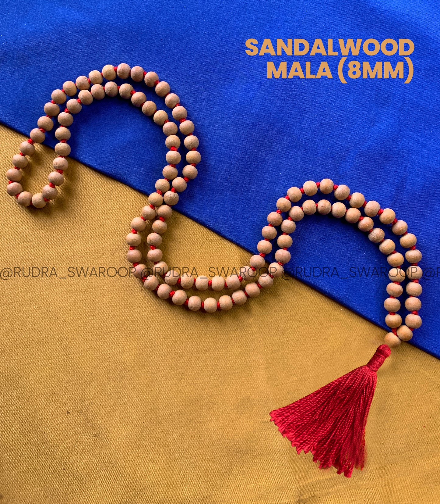 Sandalwood mala 8mm in Premium Quality