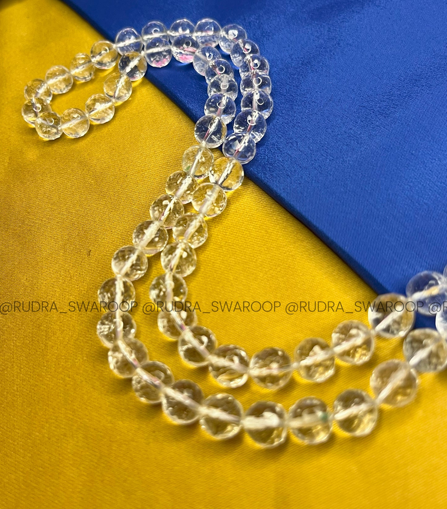 Sphatik Mala 8mm Diamond Cut in Premium Quality