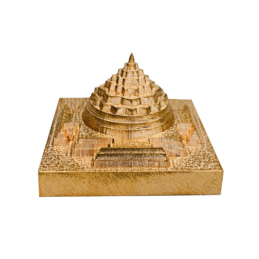 Maha Meru Shri Yantra in 1.5x1.5" with Copper and Accurate Cutting.