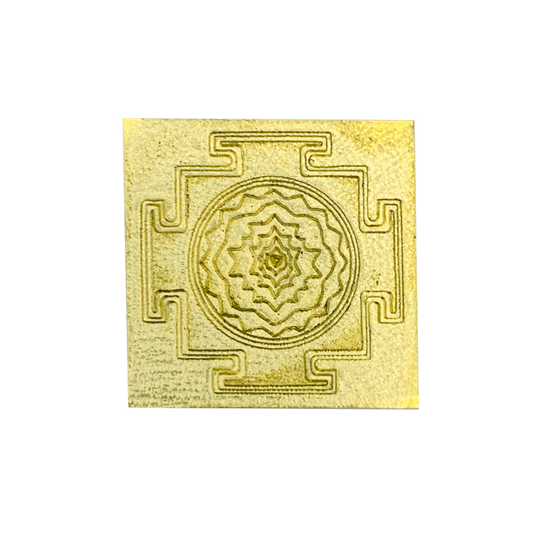 Maha Meru Shri Yantra 3D Meru Shri Yantra in 1.5x1.5" with Brass and Accurate Cutting.