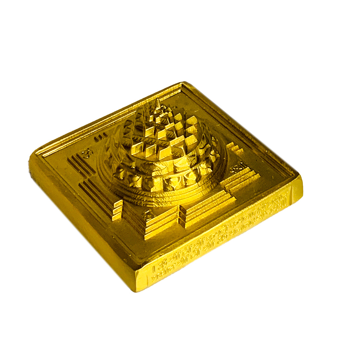 Meru Shri Yantra with Laser Cut Ashtdhatu