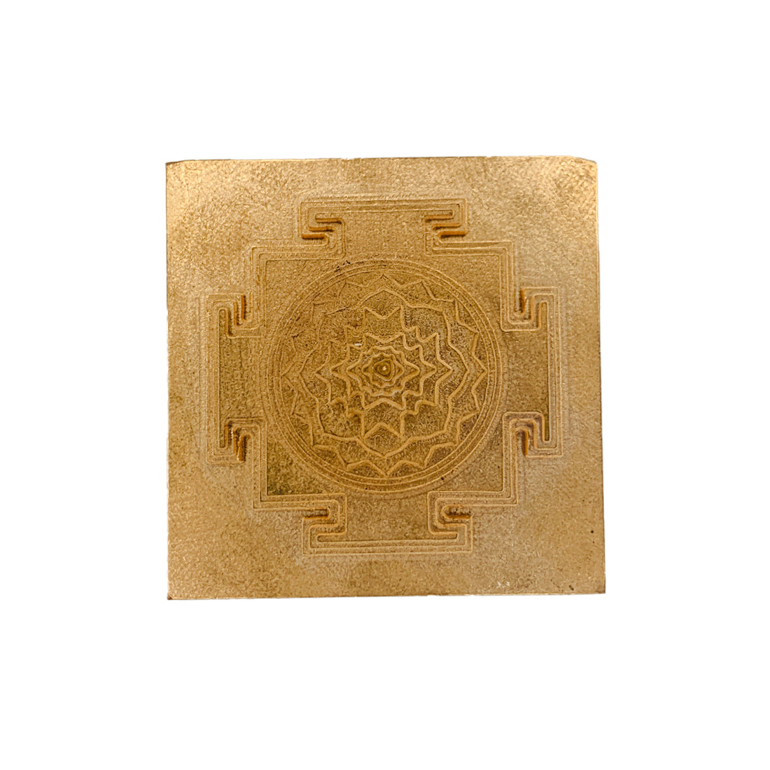 Maha Meru Shri Yantra in 3x3" with Copper and Accurate Cutting
