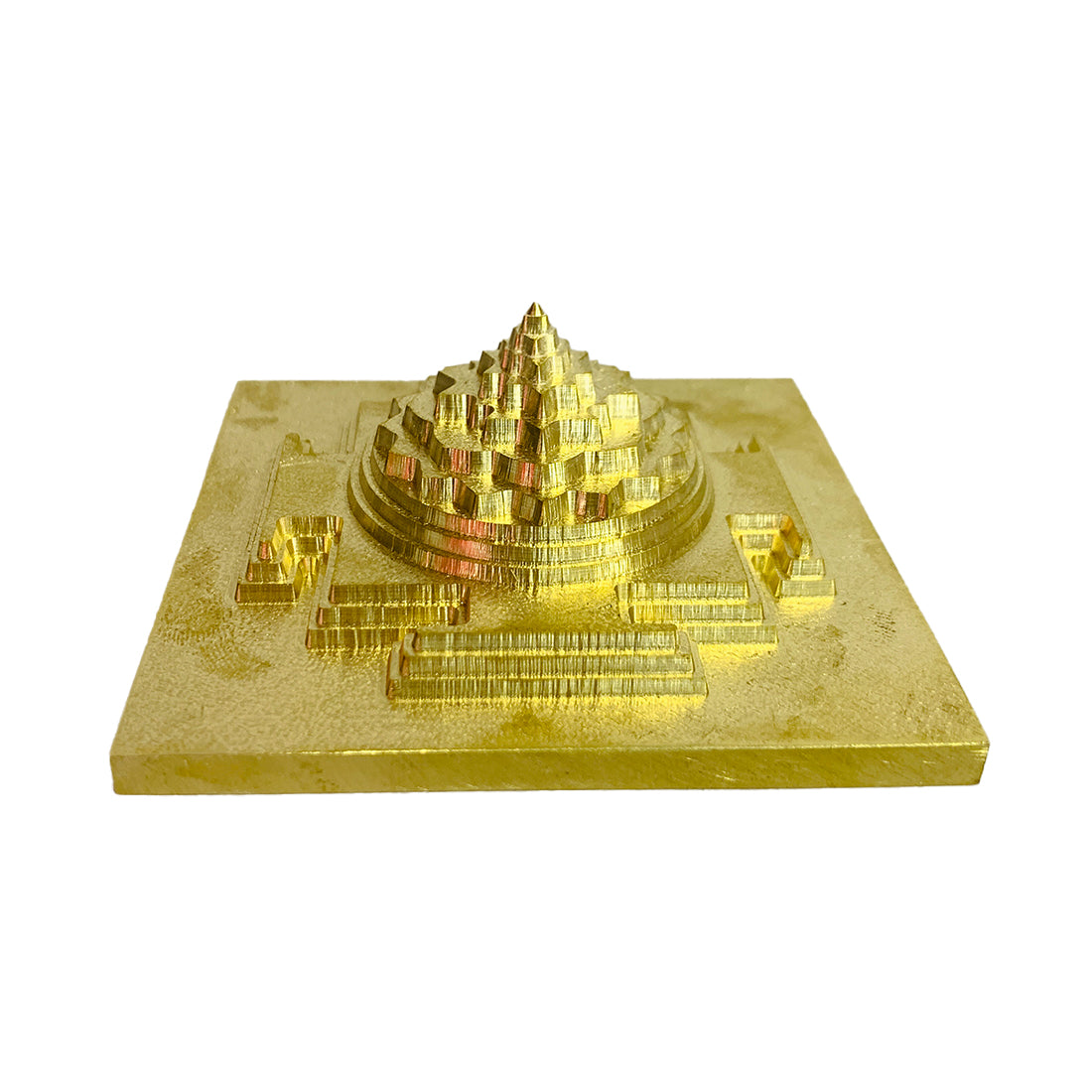 Maha Meru Shri Yantra in 3x3" with Brass and Accurate Cutting.